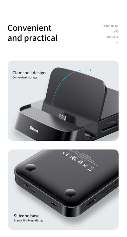 Versatile USB-C Hub Docking Station for Samsung & Huawei