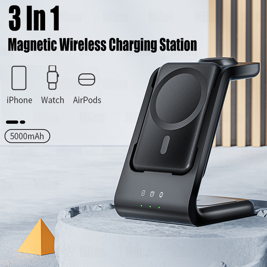 Ultra-Slim Magnetic Wireless Charging Hub