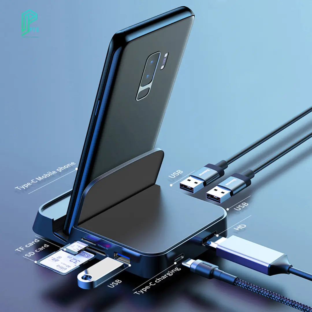 Versatile USB-C Hub Docking Station for Samsung & Huawei - Image #1