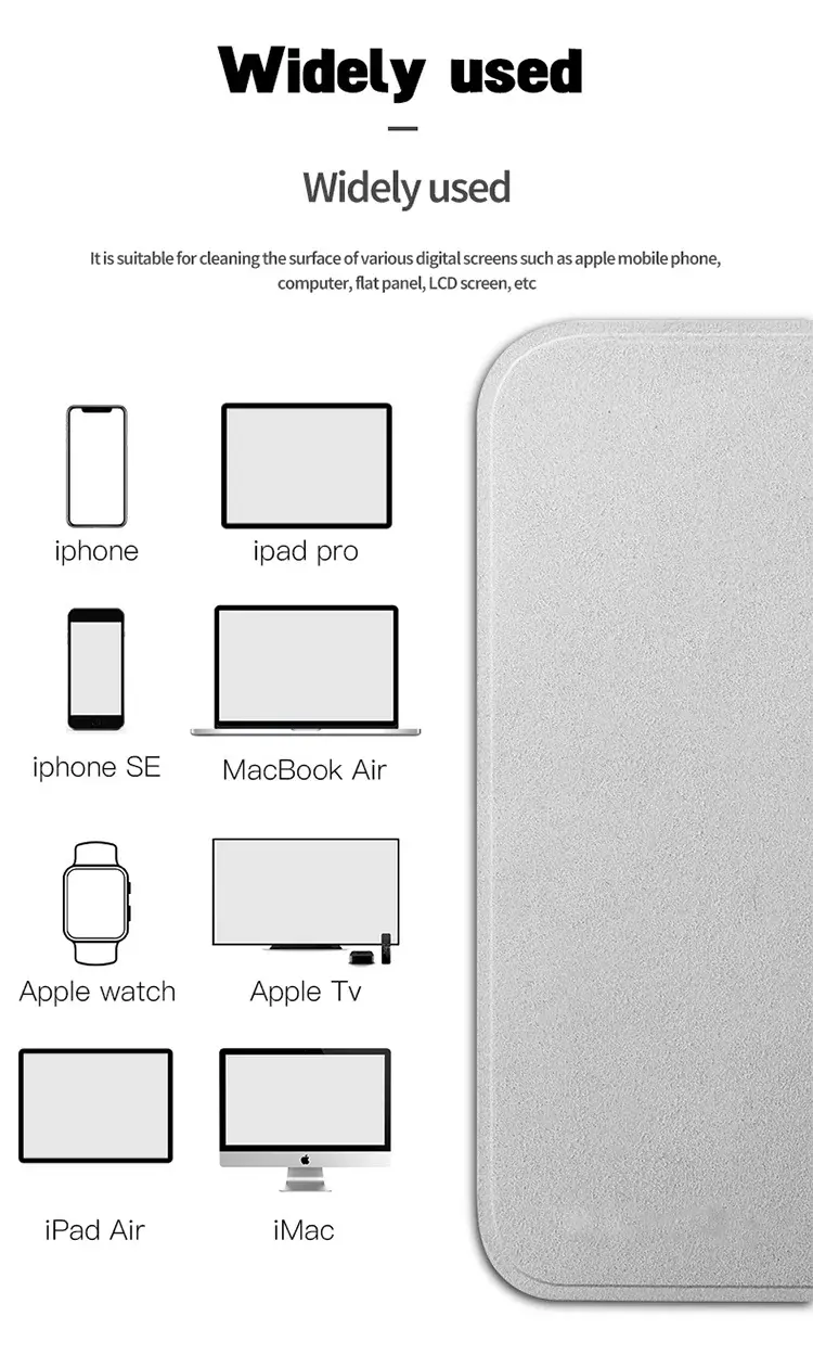 Crystal Clear Shine: iPad, MacBook, Smart Watch Screen Cleaning Cloth - Image #12