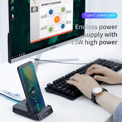 Versatile USB-C Hub Docking Station for Samsung & Huawei