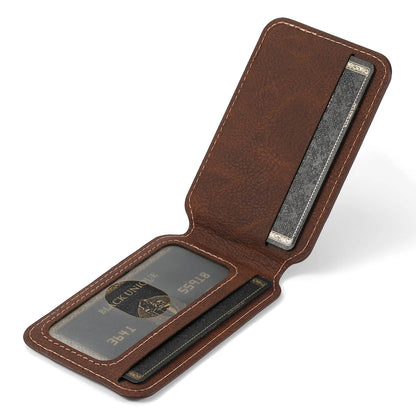 Magnetic MagSafe Card Holder 2 in 1 Leather Phone Case