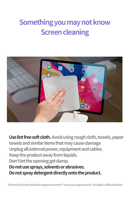 Crystal Clear Shine: iPad, MacBook, Smart Watch Screen Cleaning Cloth - Image #16