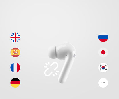 TimeKettle M3 Simultaneous Language Translation Earbuds for Business & Travel