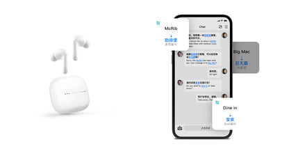 TimeKettle M3 Simultaneous Language Translation Earbuds for Business & Travel